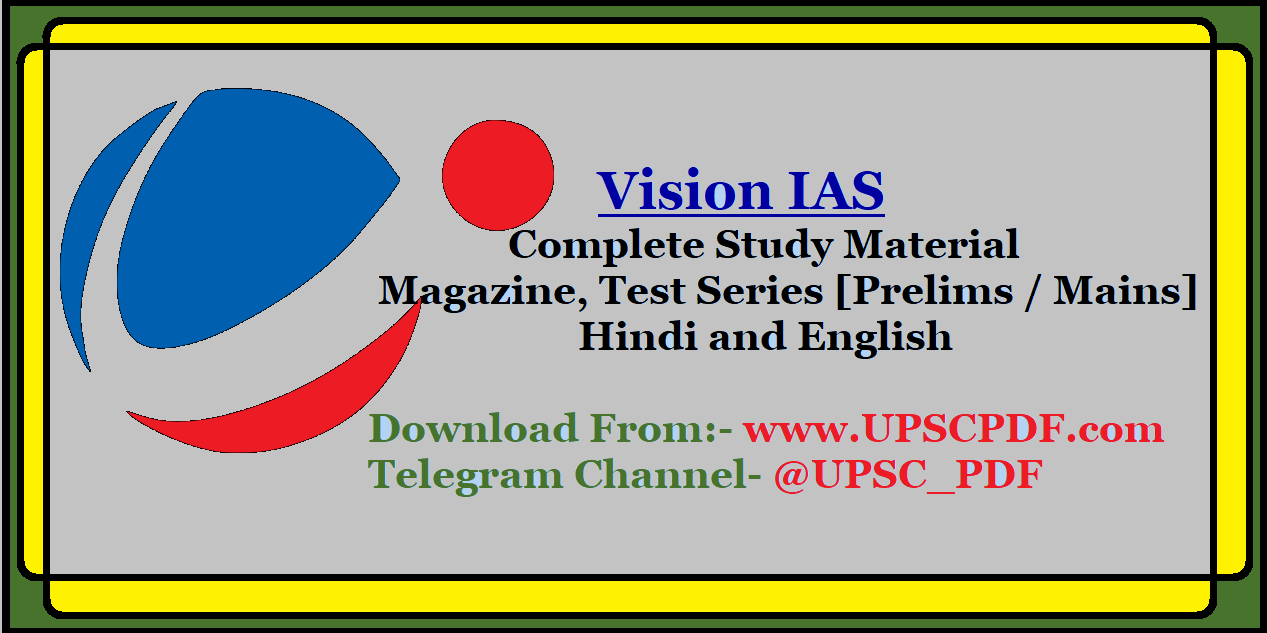 Upsc prelims study material pdf free download